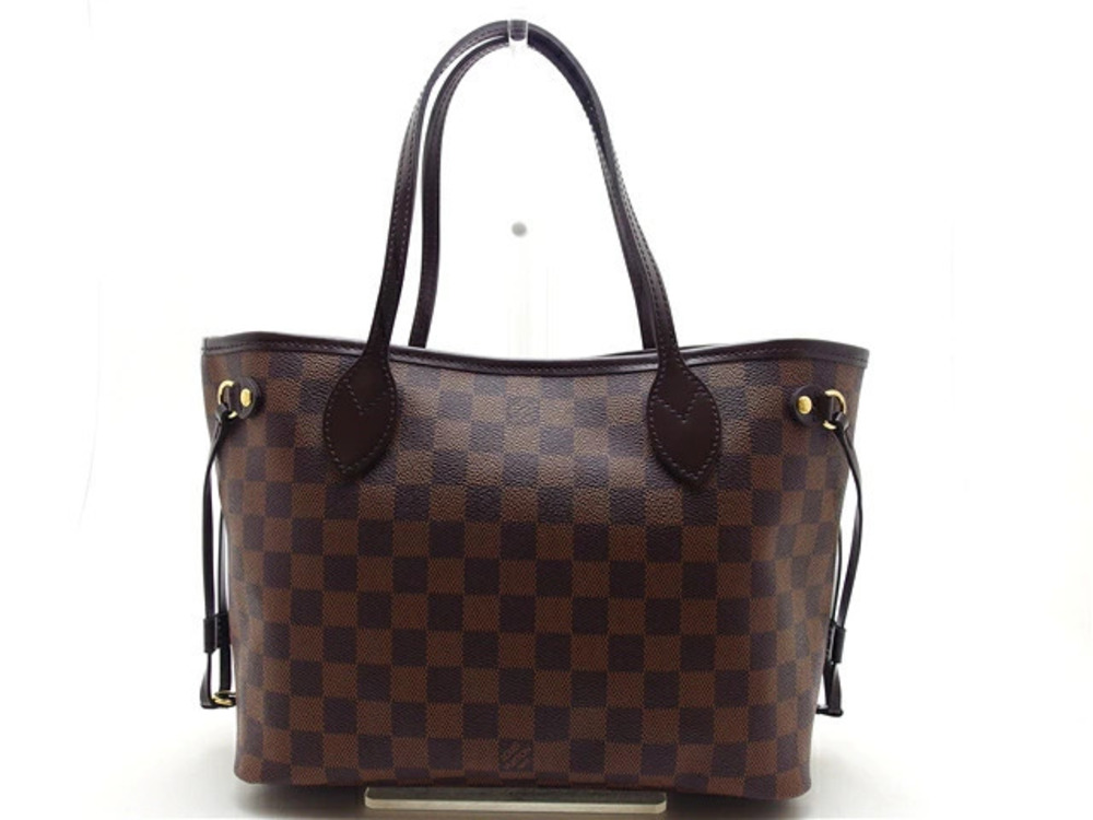 Louis Vuitton Damier Tote Neverfull Bag Brown